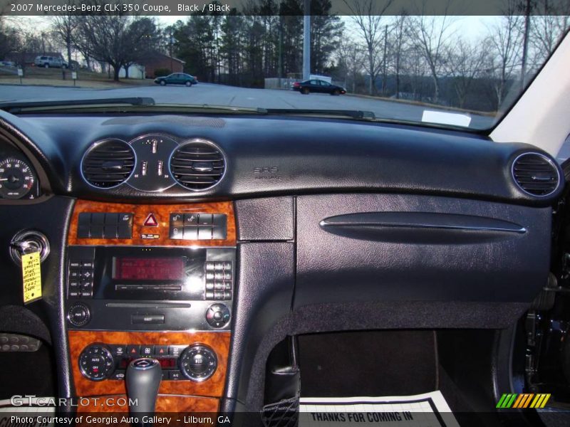 Black / Black 2007 Mercedes-Benz CLK 350 Coupe