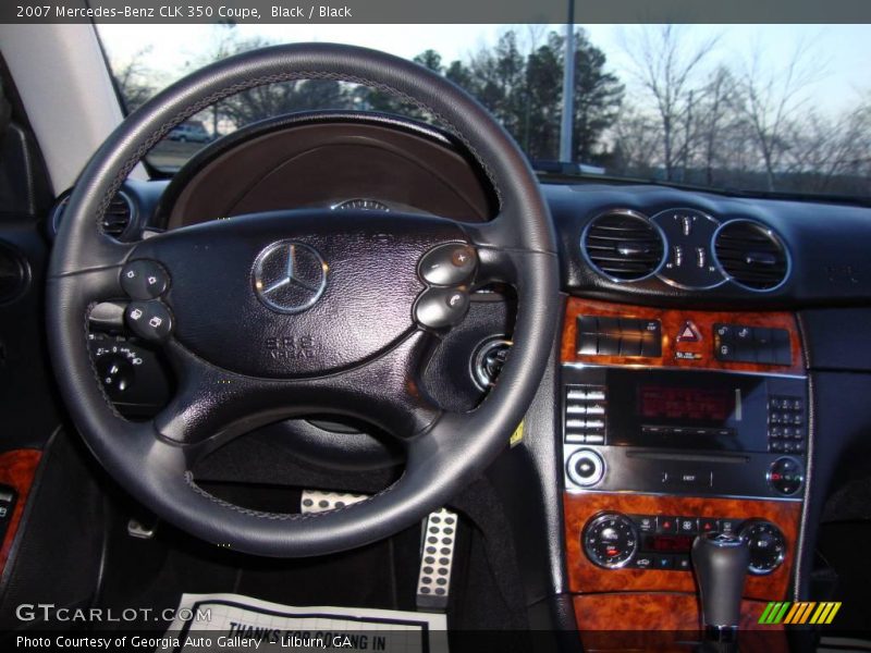 Black / Black 2007 Mercedes-Benz CLK 350 Coupe
