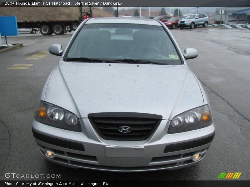 Sterling Silver / Dark Gray 2004 Hyundai Elantra GT Hatchback