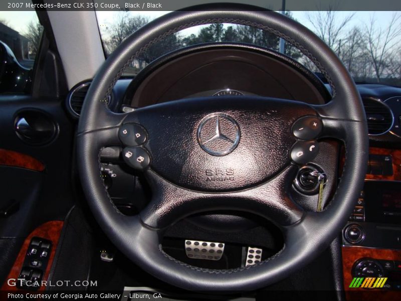 Black / Black 2007 Mercedes-Benz CLK 350 Coupe
