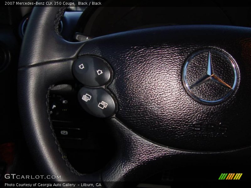 Black / Black 2007 Mercedes-Benz CLK 350 Coupe