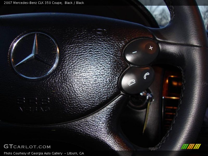 Black / Black 2007 Mercedes-Benz CLK 350 Coupe