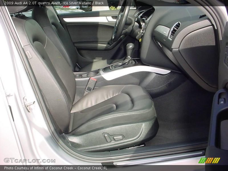 Ice Silver Metallic / Black 2009 Audi A4 2.0T quattro Avant