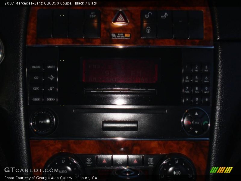 Black / Black 2007 Mercedes-Benz CLK 350 Coupe