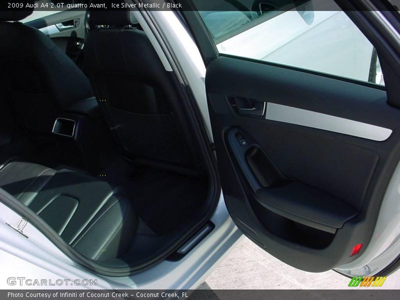 Ice Silver Metallic / Black 2009 Audi A4 2.0T quattro Avant
