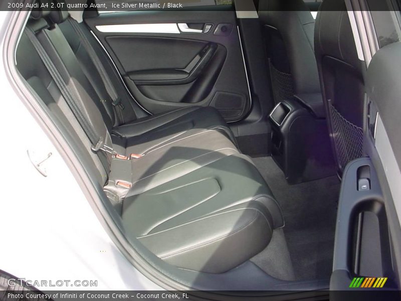 Ice Silver Metallic / Black 2009 Audi A4 2.0T quattro Avant