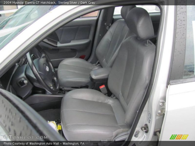 Sterling Silver / Dark Gray 2004 Hyundai Elantra GT Hatchback