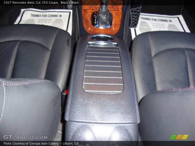 Black / Black 2007 Mercedes-Benz CLK 350 Coupe