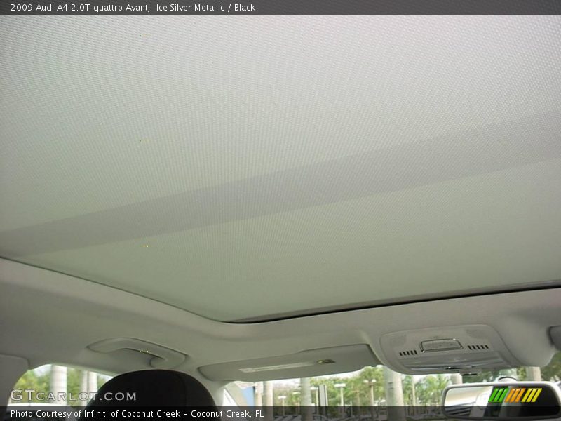 Ice Silver Metallic / Black 2009 Audi A4 2.0T quattro Avant