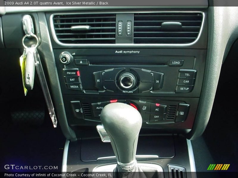 Ice Silver Metallic / Black 2009 Audi A4 2.0T quattro Avant