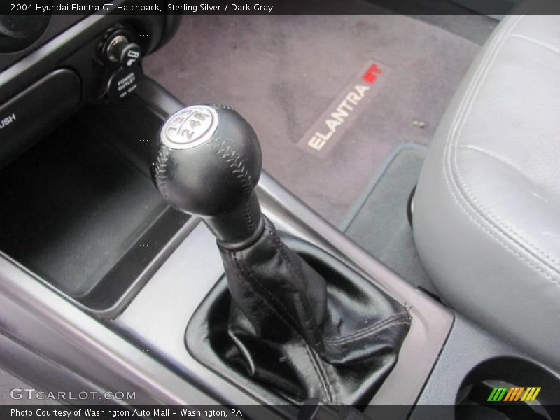 Sterling Silver / Dark Gray 2004 Hyundai Elantra GT Hatchback