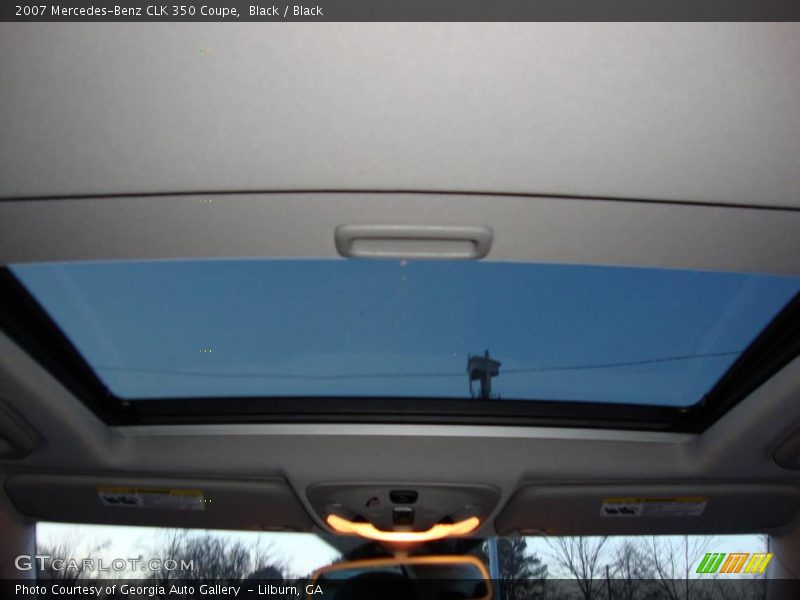 Black / Black 2007 Mercedes-Benz CLK 350 Coupe