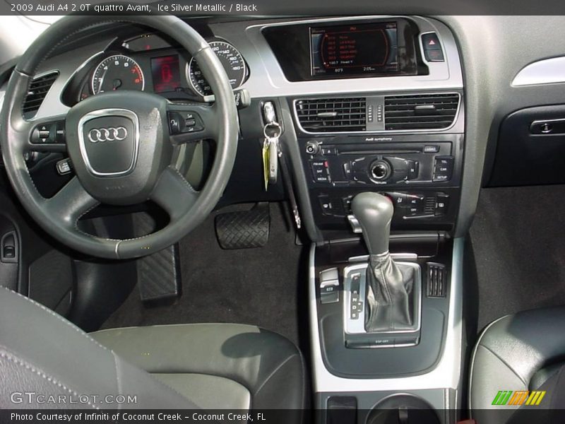 Ice Silver Metallic / Black 2009 Audi A4 2.0T quattro Avant