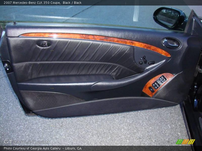 Black / Black 2007 Mercedes-Benz CLK 350 Coupe