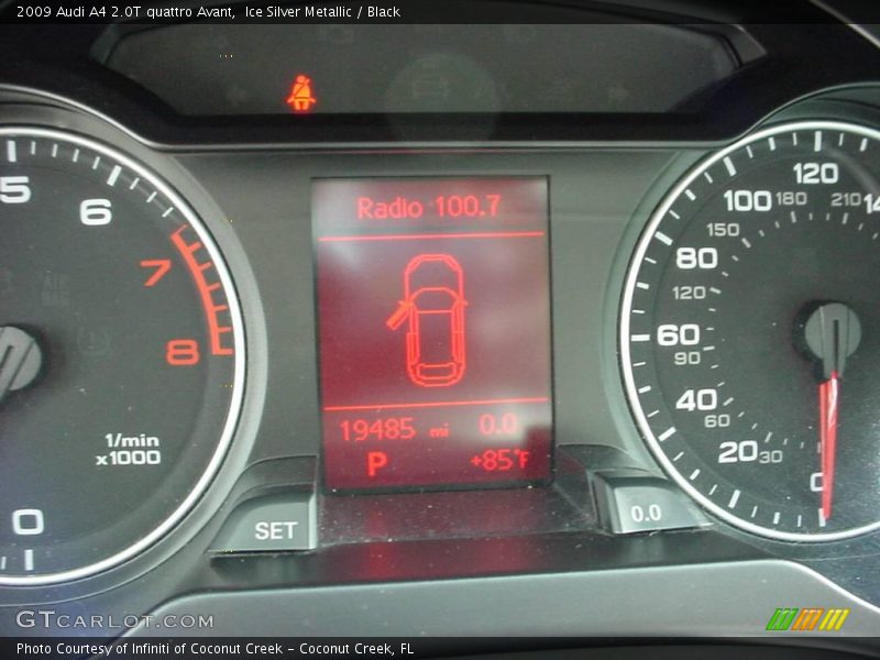 Ice Silver Metallic / Black 2009 Audi A4 2.0T quattro Avant