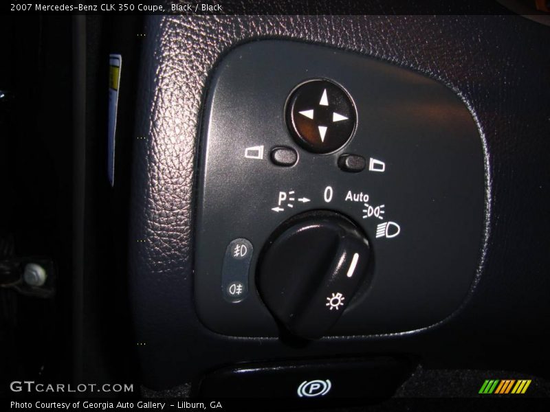 Black / Black 2007 Mercedes-Benz CLK 350 Coupe