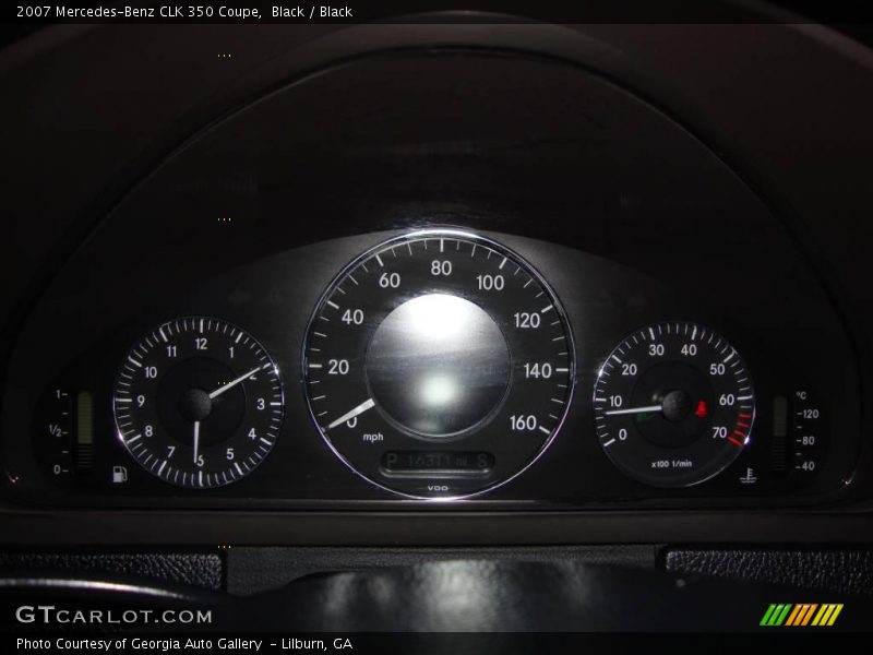 Black / Black 2007 Mercedes-Benz CLK 350 Coupe
