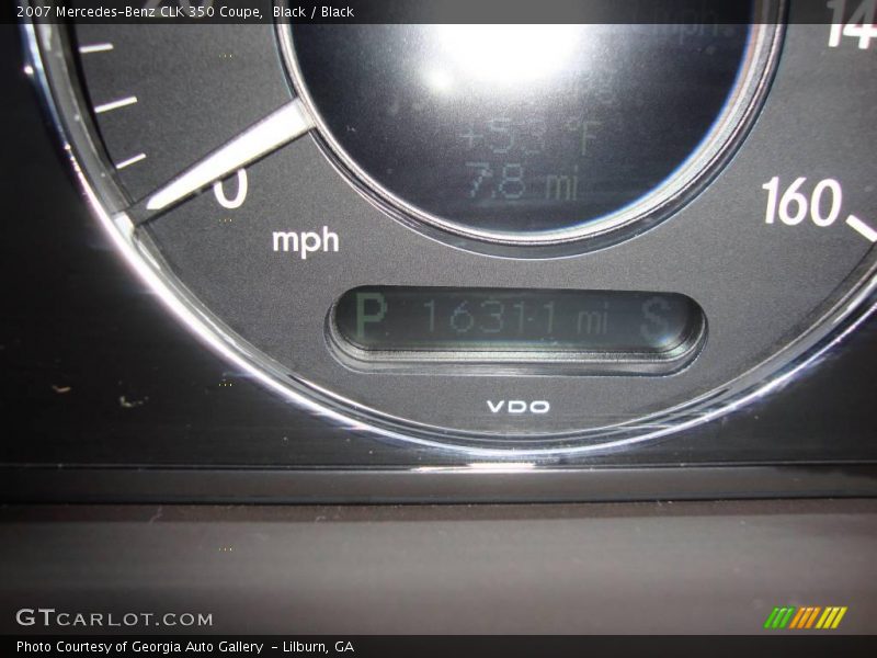 Black / Black 2007 Mercedes-Benz CLK 350 Coupe