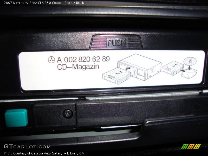 Black / Black 2007 Mercedes-Benz CLK 350 Coupe