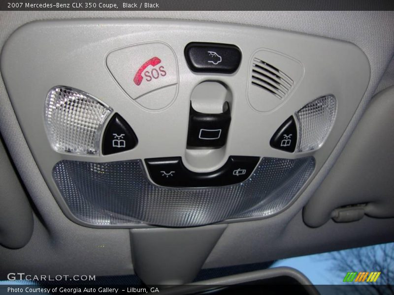 Black / Black 2007 Mercedes-Benz CLK 350 Coupe