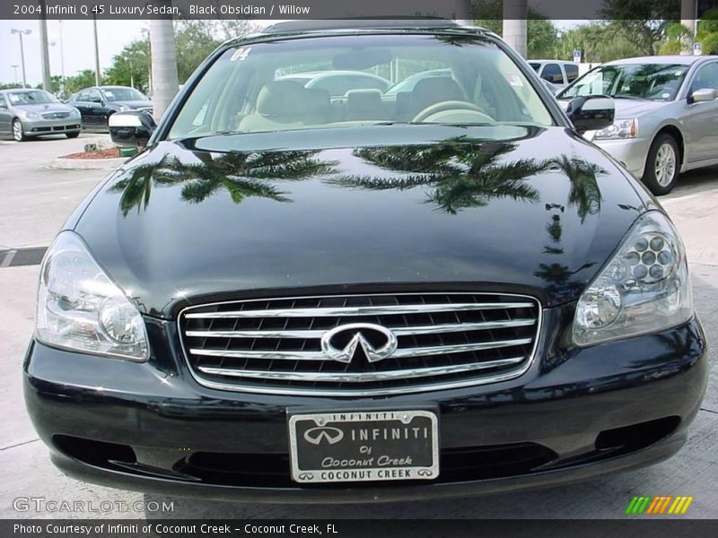 Black Obsidian / Willow 2004 Infiniti Q 45 Luxury Sedan