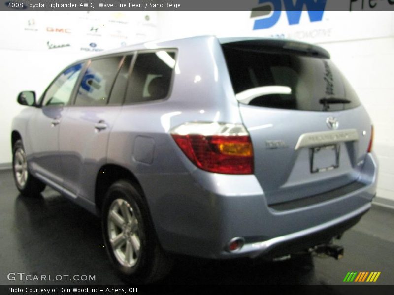 Wave Line Pearl / Sand Beige 2008 Toyota Highlander 4WD