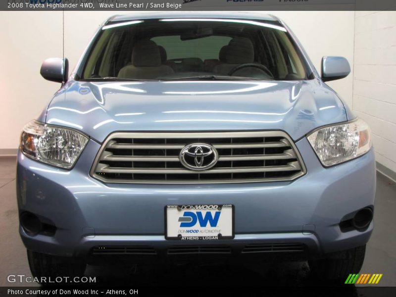 Wave Line Pearl / Sand Beige 2008 Toyota Highlander 4WD