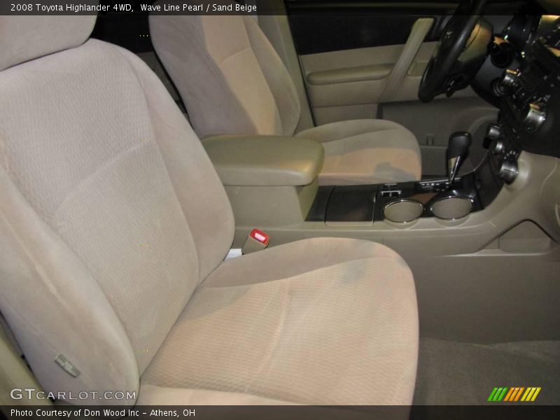 Wave Line Pearl / Sand Beige 2008 Toyota Highlander 4WD