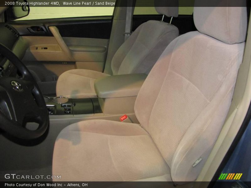 Wave Line Pearl / Sand Beige 2008 Toyota Highlander 4WD