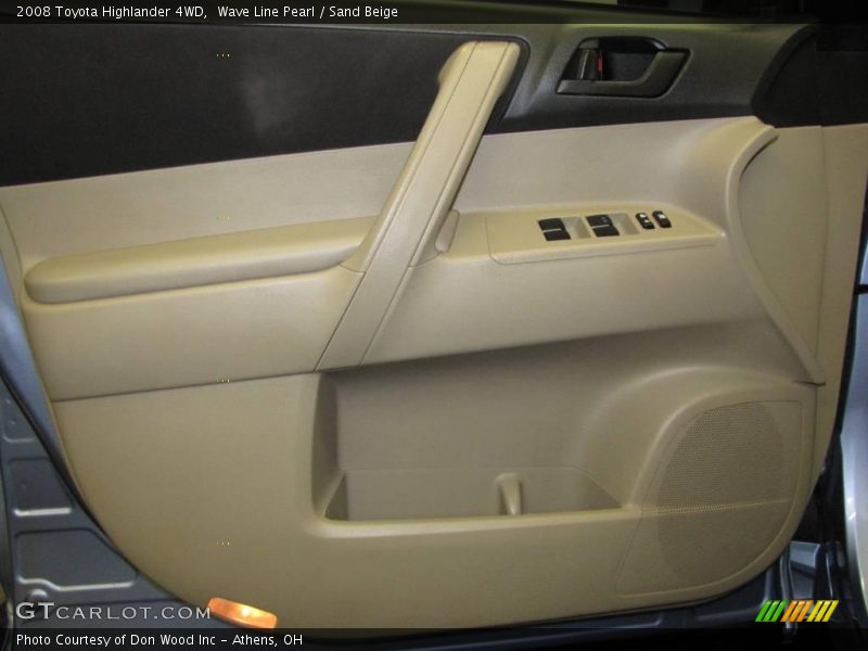 Wave Line Pearl / Sand Beige 2008 Toyota Highlander 4WD