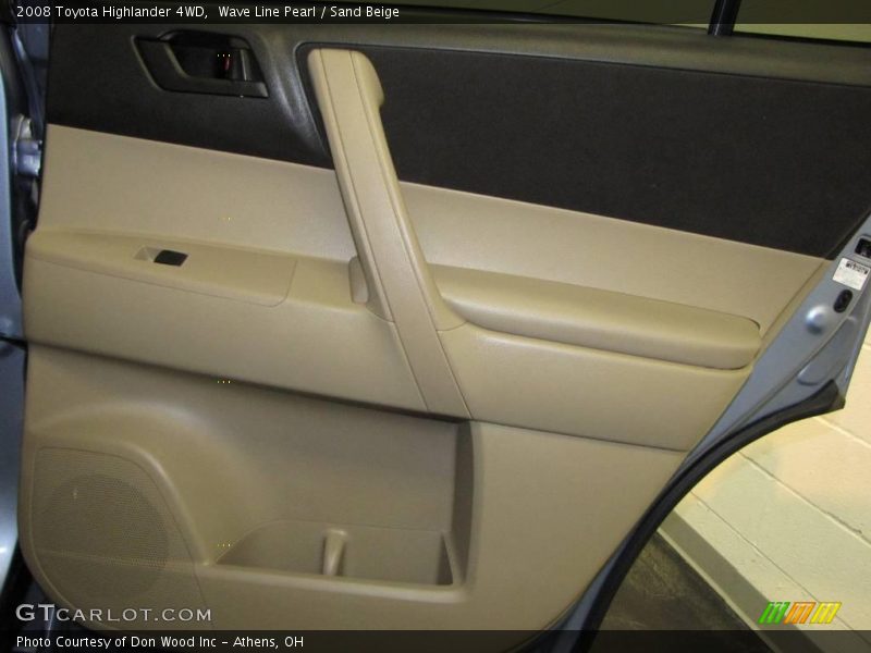 Wave Line Pearl / Sand Beige 2008 Toyota Highlander 4WD