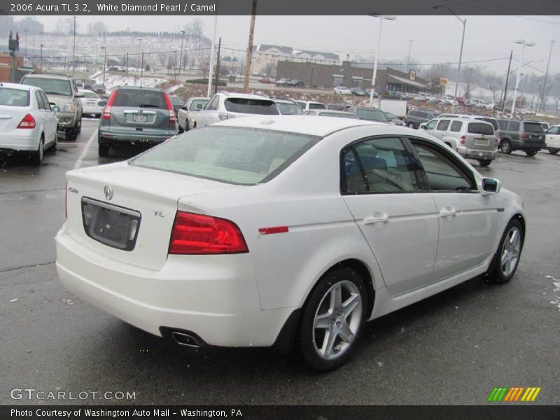 White Diamond Pearl / Camel 2006 Acura TL 3.2