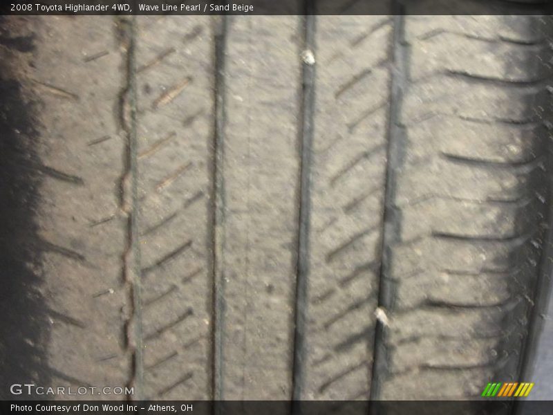 Wave Line Pearl / Sand Beige 2008 Toyota Highlander 4WD