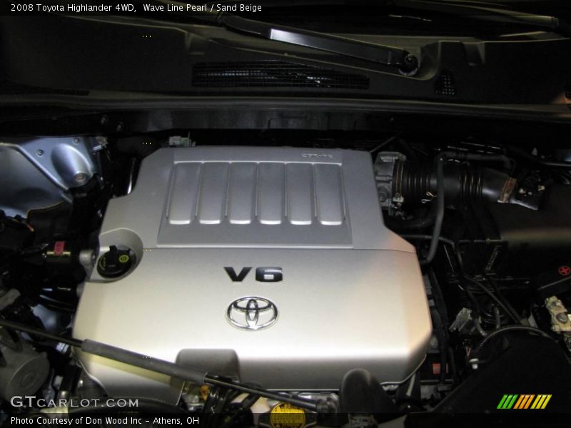 Wave Line Pearl / Sand Beige 2008 Toyota Highlander 4WD