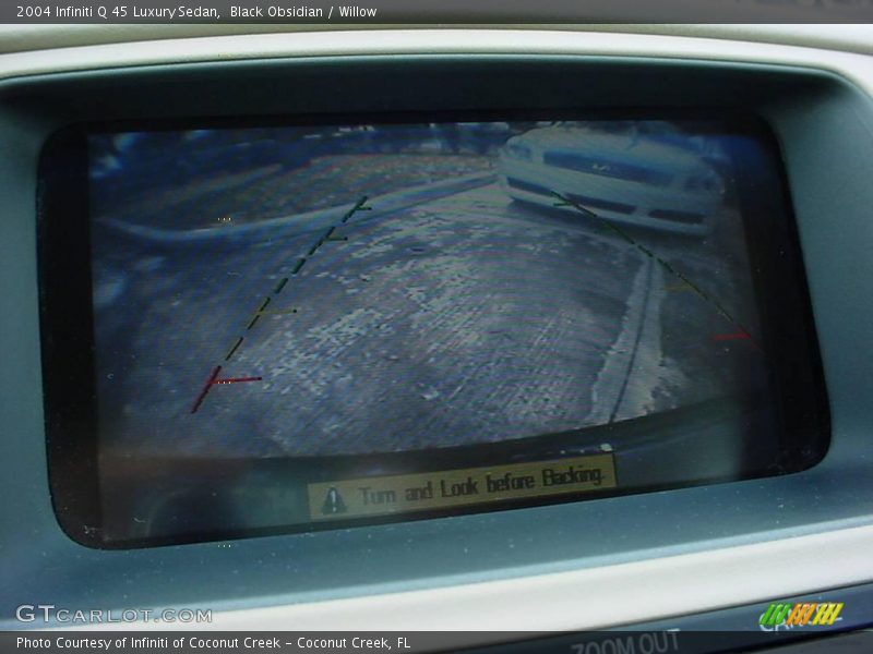 Black Obsidian / Willow 2004 Infiniti Q 45 Luxury Sedan