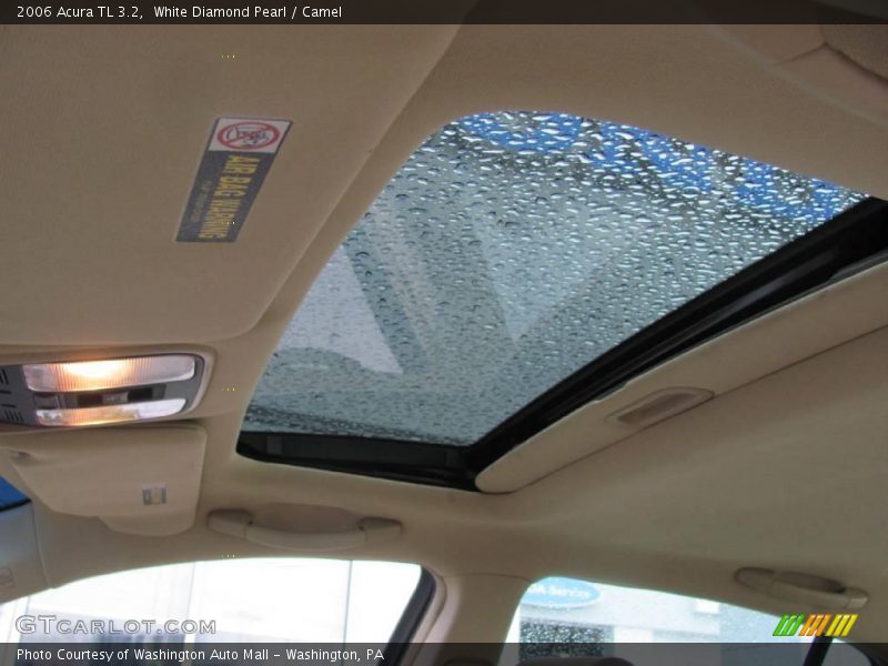 White Diamond Pearl / Camel 2006 Acura TL 3.2