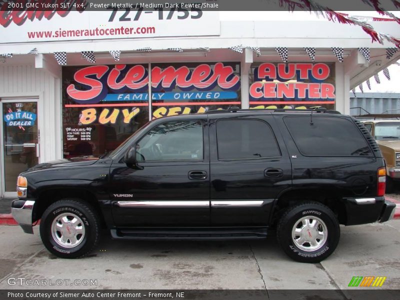 Pewter Metallic / Medium Dark Pewter/Shale 2001 GMC Yukon SLT 4x4