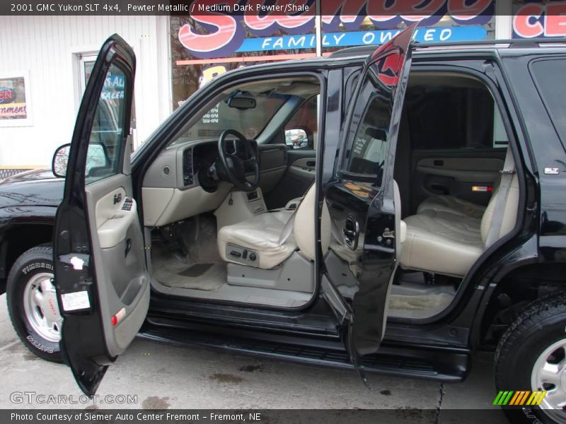 Pewter Metallic / Medium Dark Pewter/Shale 2001 GMC Yukon SLT 4x4