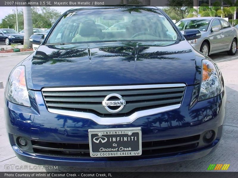 Majestic Blue Metallic / Blond 2007 Nissan Altima 3.5 SE