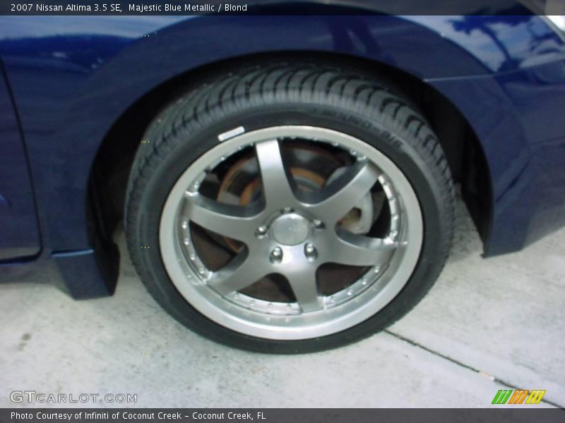 Majestic Blue Metallic / Blond 2007 Nissan Altima 3.5 SE