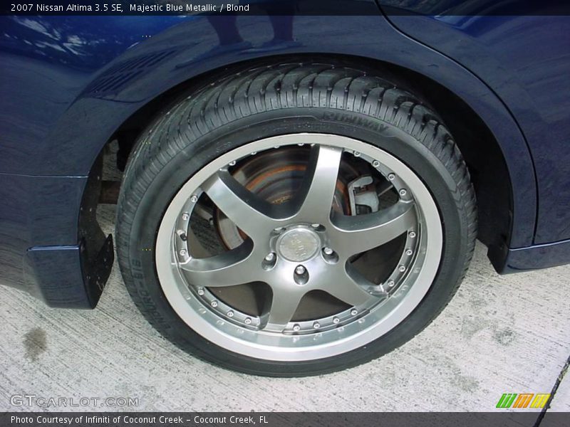 Majestic Blue Metallic / Blond 2007 Nissan Altima 3.5 SE