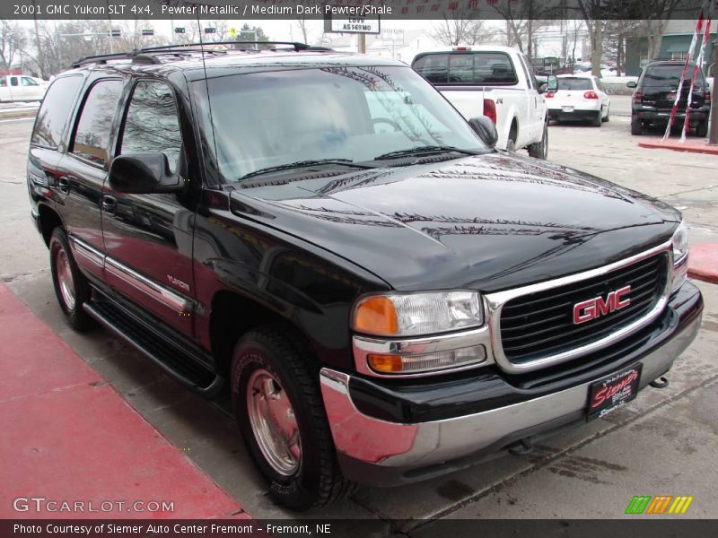 Pewter Metallic / Medium Dark Pewter/Shale 2001 GMC Yukon SLT 4x4