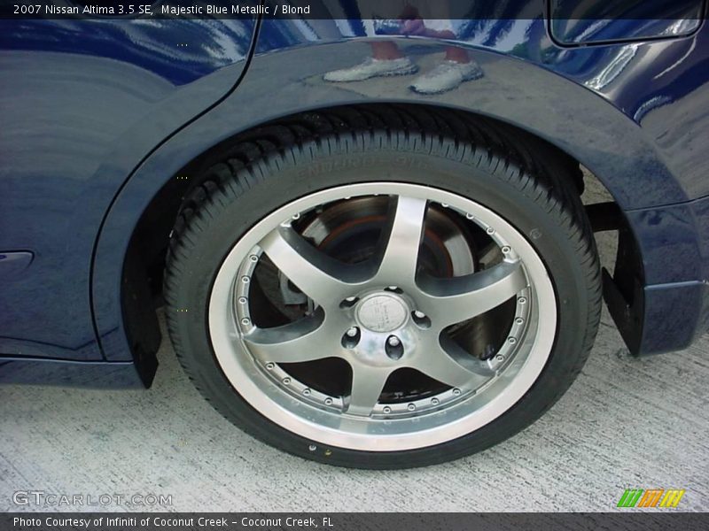 Majestic Blue Metallic / Blond 2007 Nissan Altima 3.5 SE