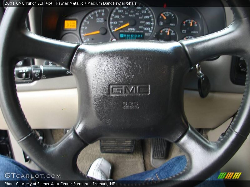 Pewter Metallic / Medium Dark Pewter/Shale 2001 GMC Yukon SLT 4x4