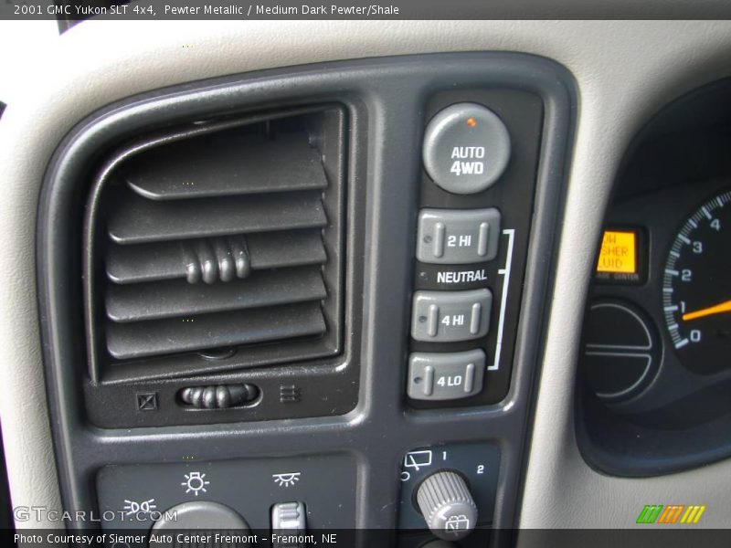 Pewter Metallic / Medium Dark Pewter/Shale 2001 GMC Yukon SLT 4x4