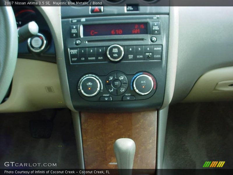 Majestic Blue Metallic / Blond 2007 Nissan Altima 3.5 SE