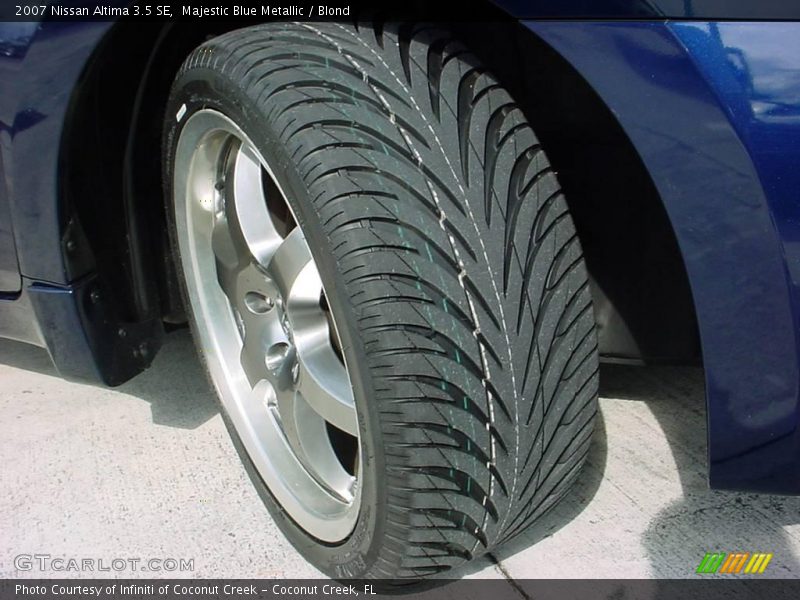 Majestic Blue Metallic / Blond 2007 Nissan Altima 3.5 SE
