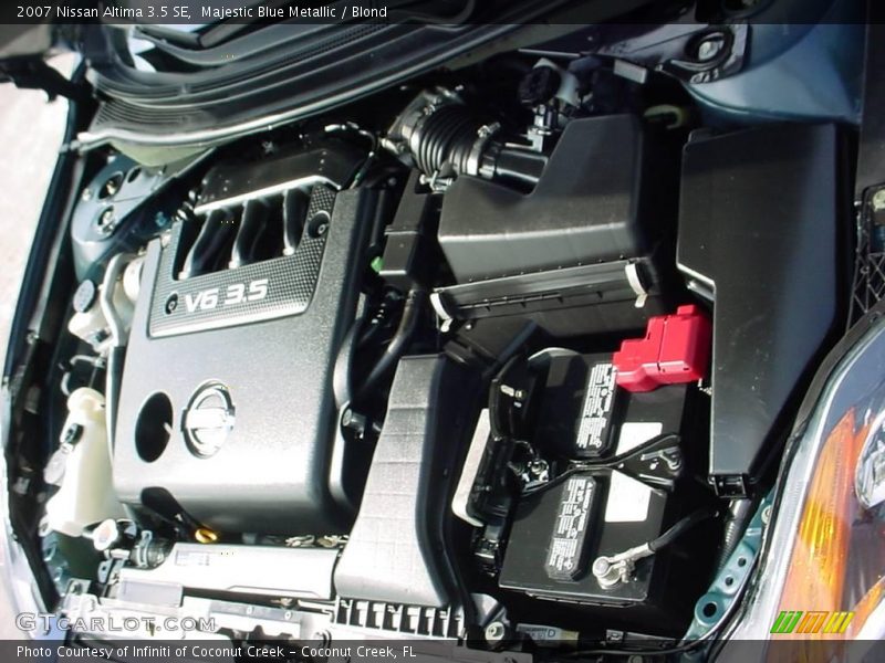 Majestic Blue Metallic / Blond 2007 Nissan Altima 3.5 SE