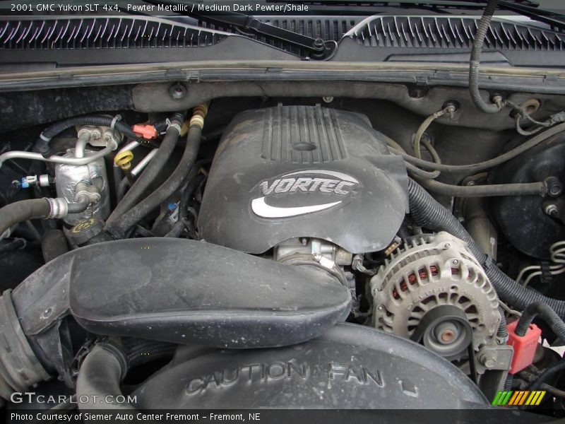 Pewter Metallic / Medium Dark Pewter/Shale 2001 GMC Yukon SLT 4x4