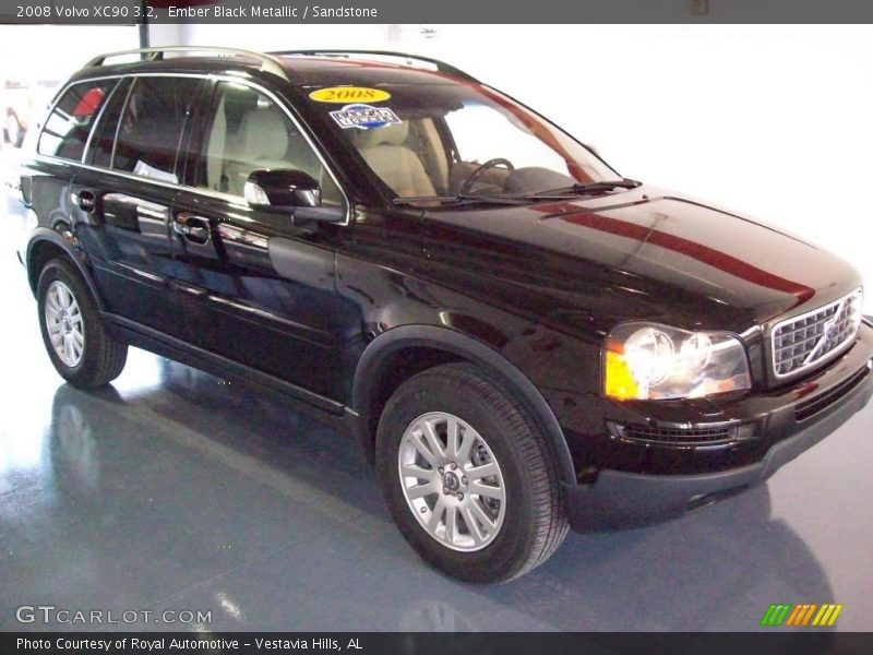 Ember Black Metallic / Sandstone 2008 Volvo XC90 3.2